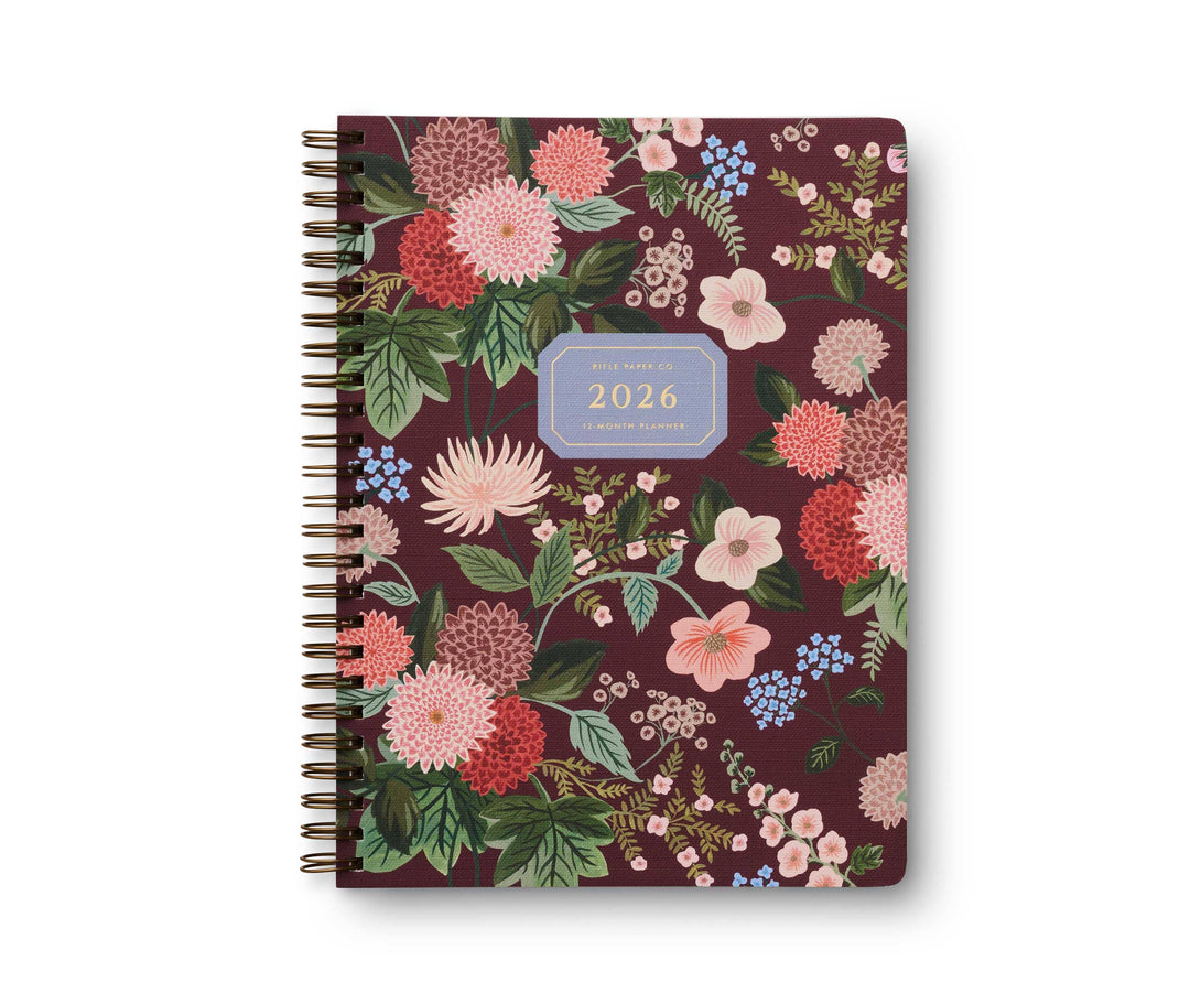 2026 Dahlia 12-Month Spiral Planner
