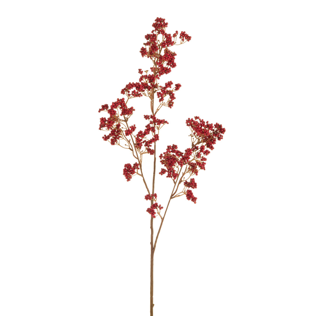 32" Red Berry Branch