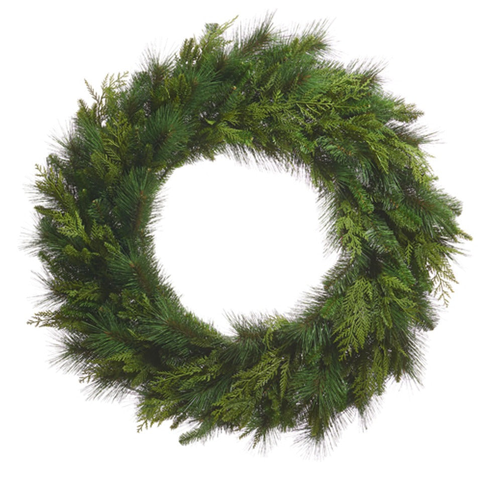 36" Cedar & Pine Wreath