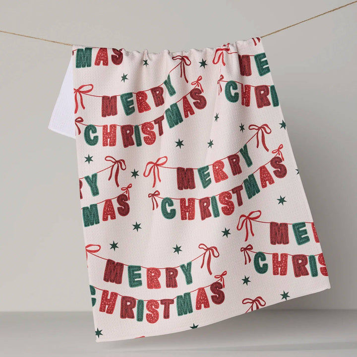 Christmas Banner Tea Towel
