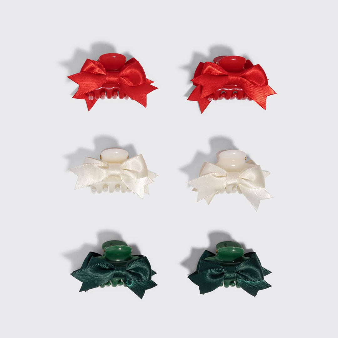 Holiday Mini Claw Clips Set