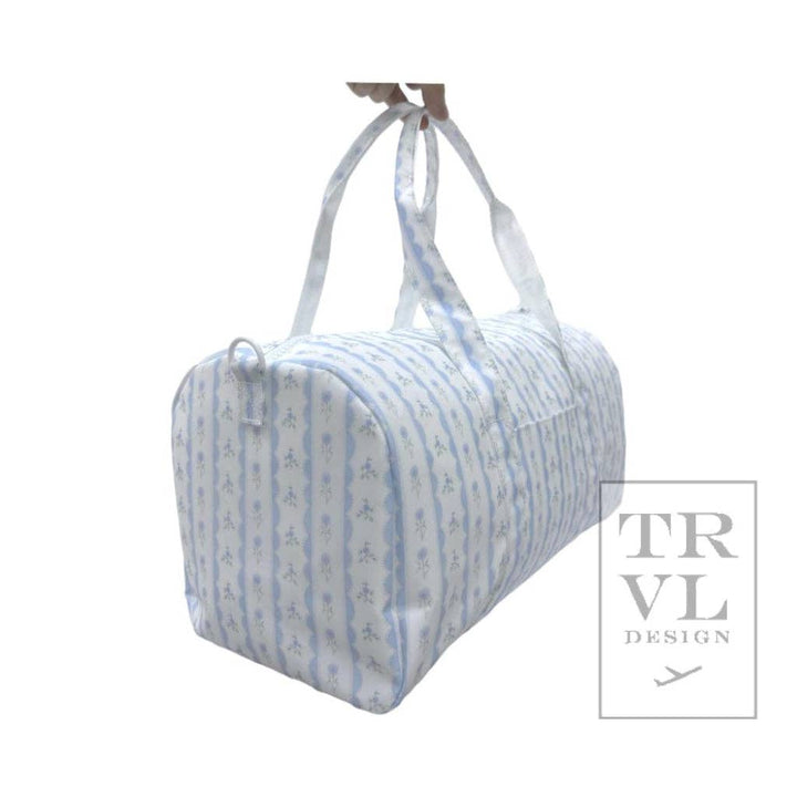 Blue Floral Weekender