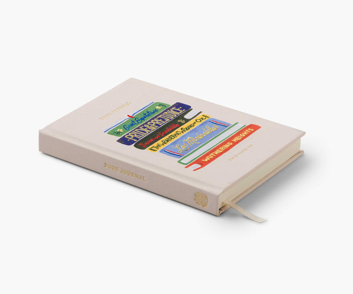 Book Club Embroidered Journal
