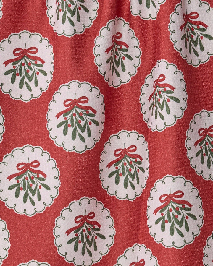 Merry Mistletoe Tea Towel
