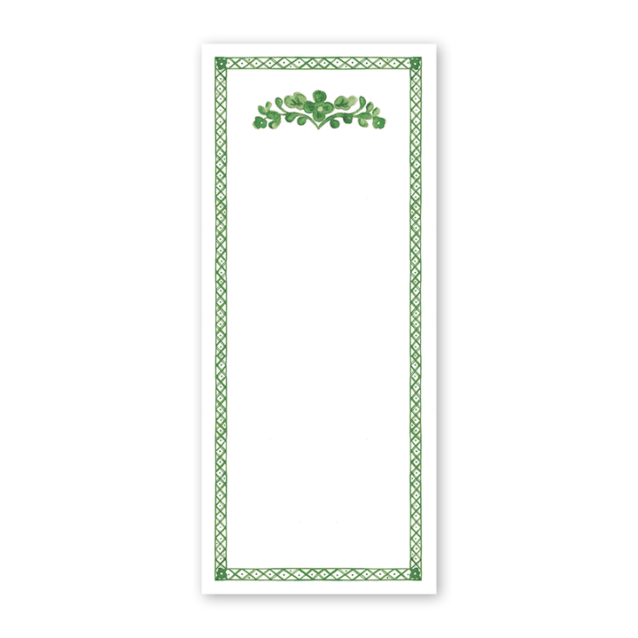 Porcellana Verde Skinny Notepad