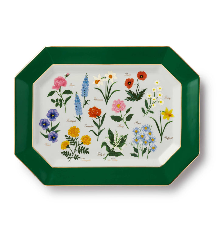 Garden Study Large Porcelain Serving Platter
