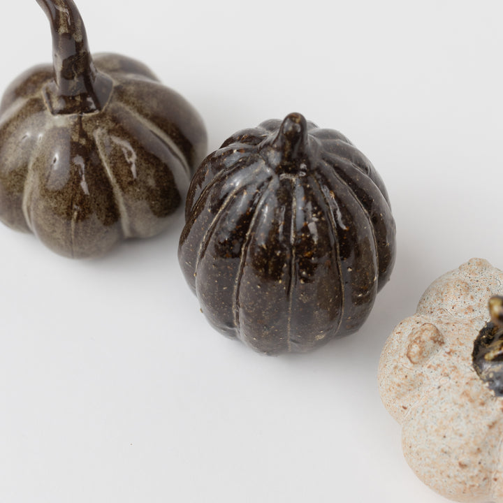 4" Stoneware Pumpkin