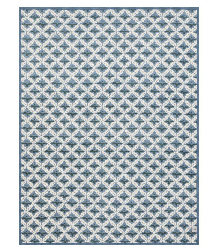 Samara Blue Cactus Blanket