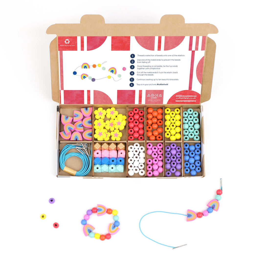 Rainbow & Flower Bracelet Kit