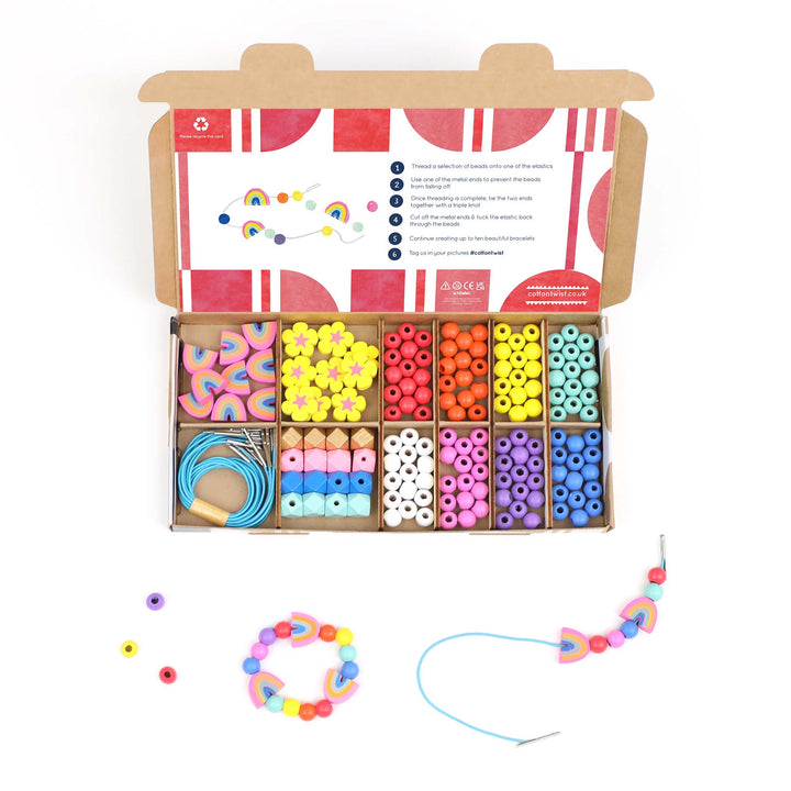 Rainbow & Flower Bracelet Kit