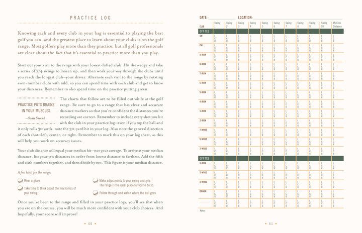 Ultimate Golf Journal