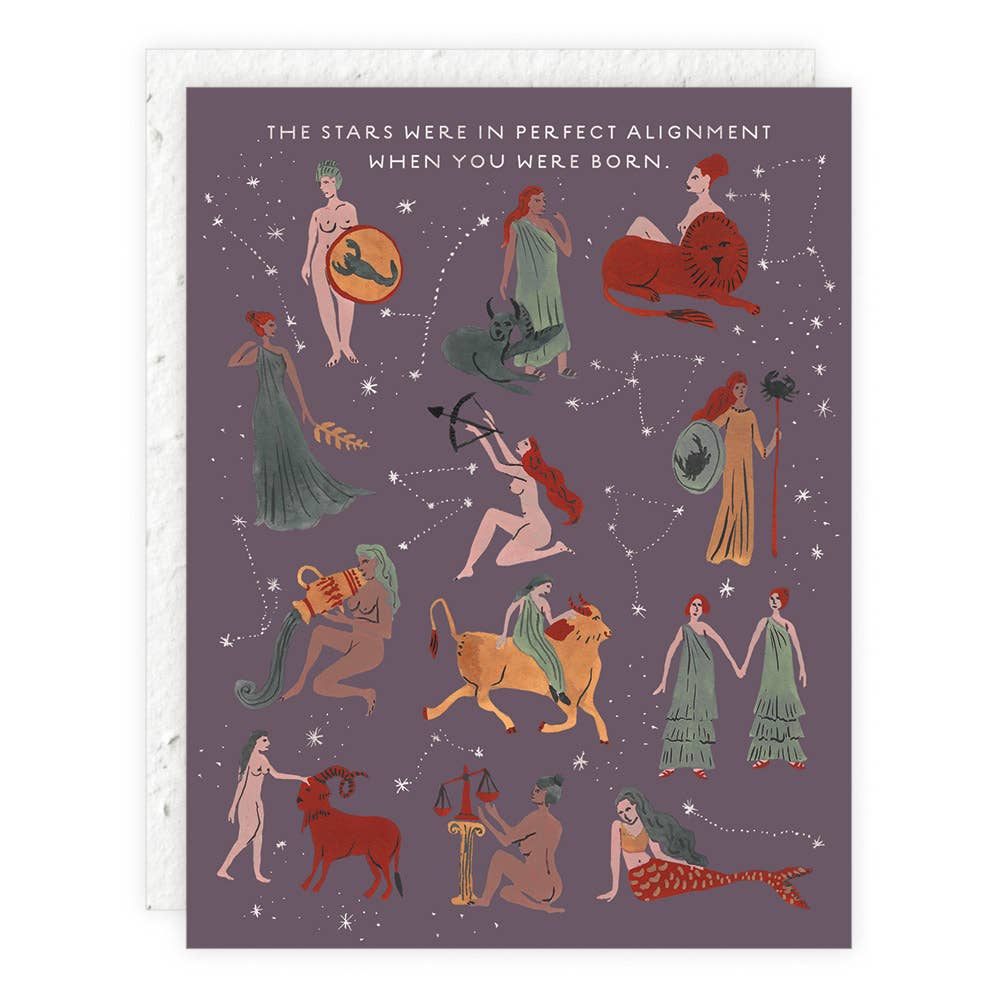 Astrological Birthday Card