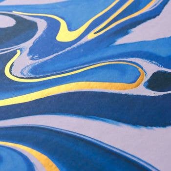 Blue Marble Spiral Journal