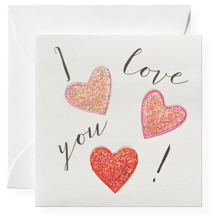I Love You Sticker Gift Enclosure