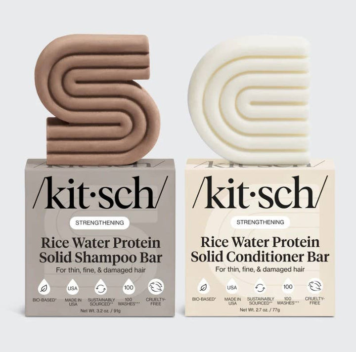 Rice Water Shampoo &amp; Conditioner Bar