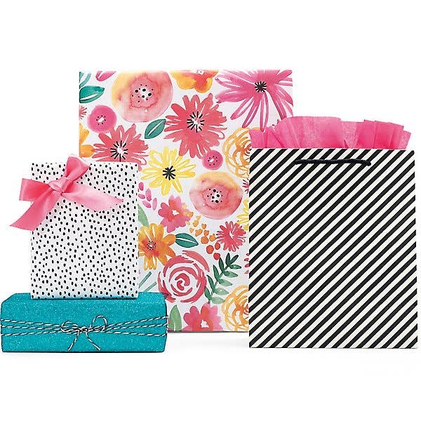 Dot on White Wrapping Paper