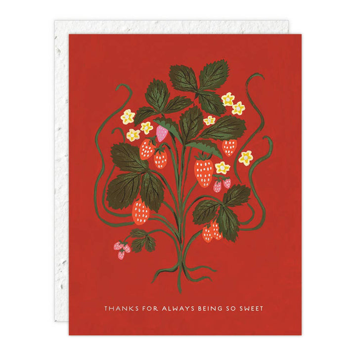 Strawberry Thank You Card