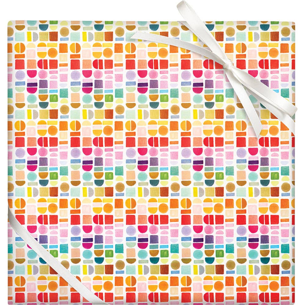 Rainbow Palette Stone Dual Wrapping Paper