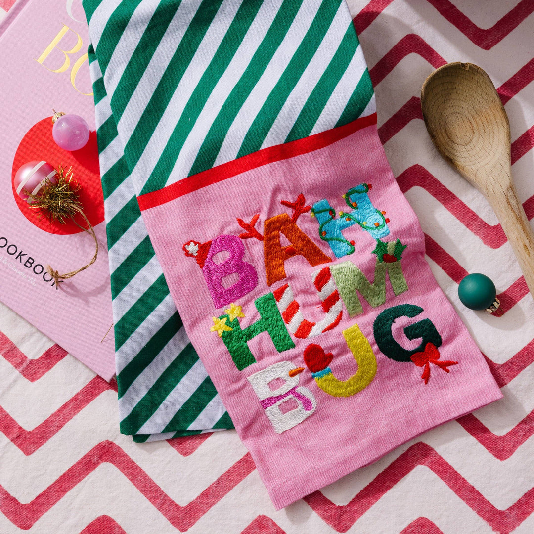 Bah Humbug Dish Towel