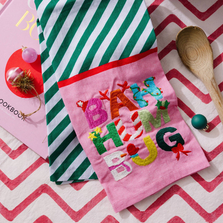 Bah Humbug Dish Towel