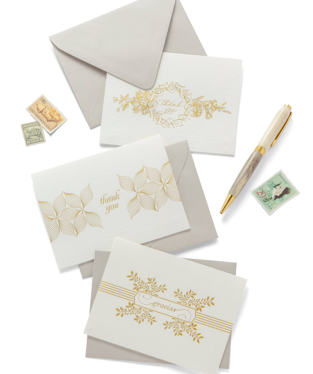 Engraved Star Thank You Notes