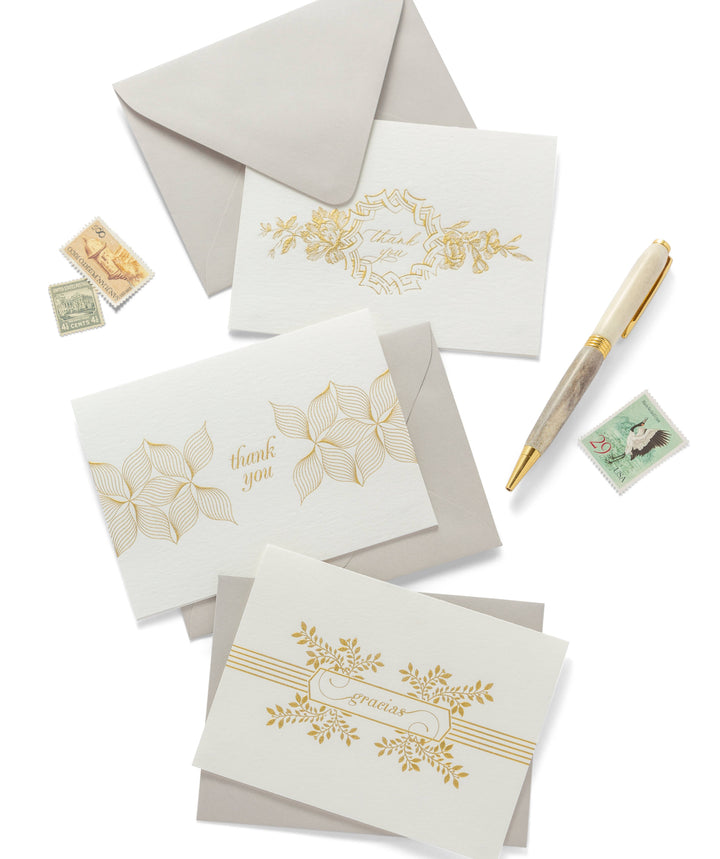 Engraved Star Thank You Notes
