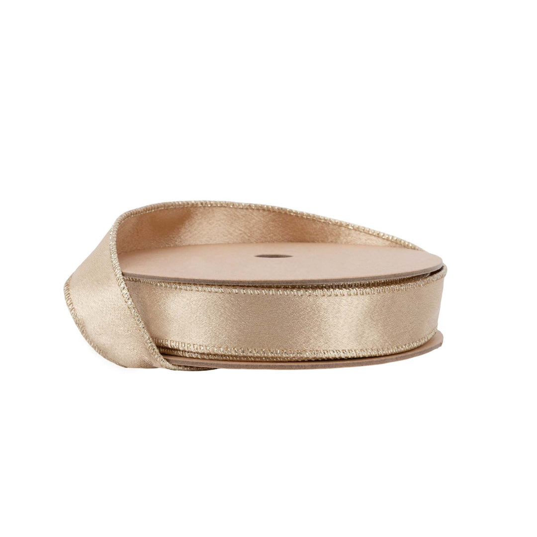 Gold Shimmer Satin Ribbon 10 Yd