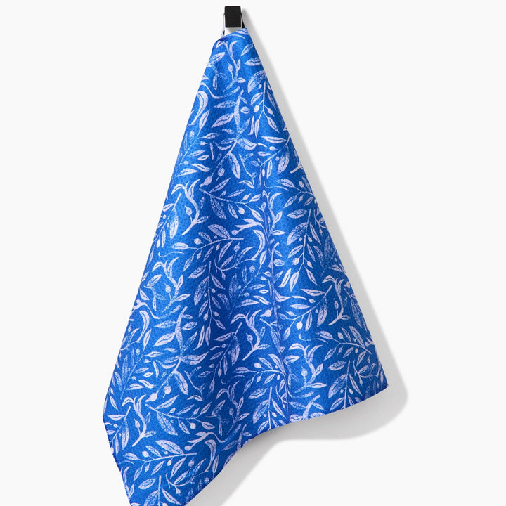 Hanukkah Leaves Tea Towel