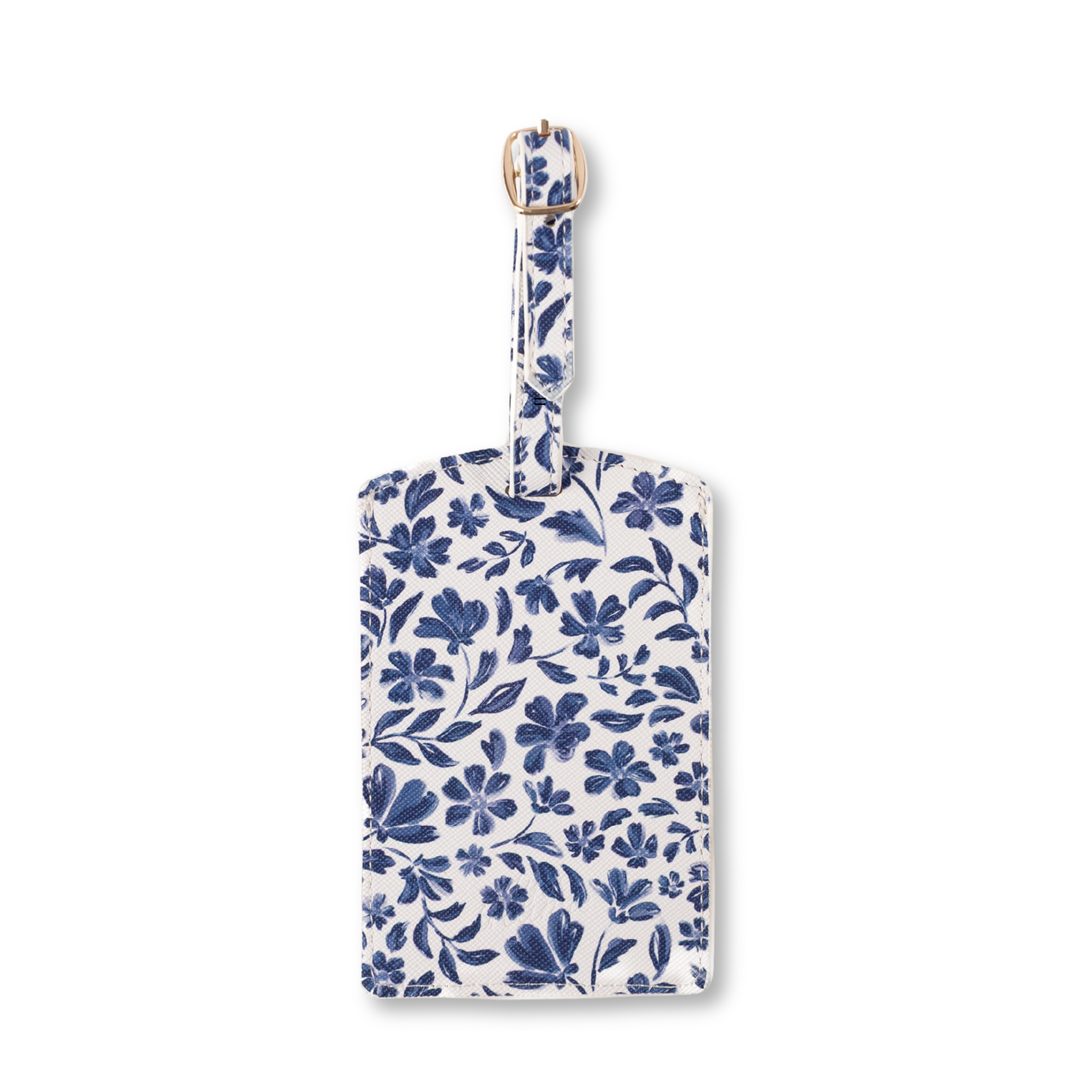 Floral Luggage Tag