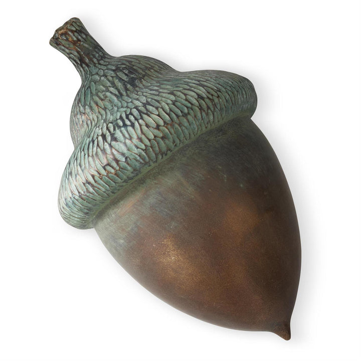 6" Patina Copper Acorn