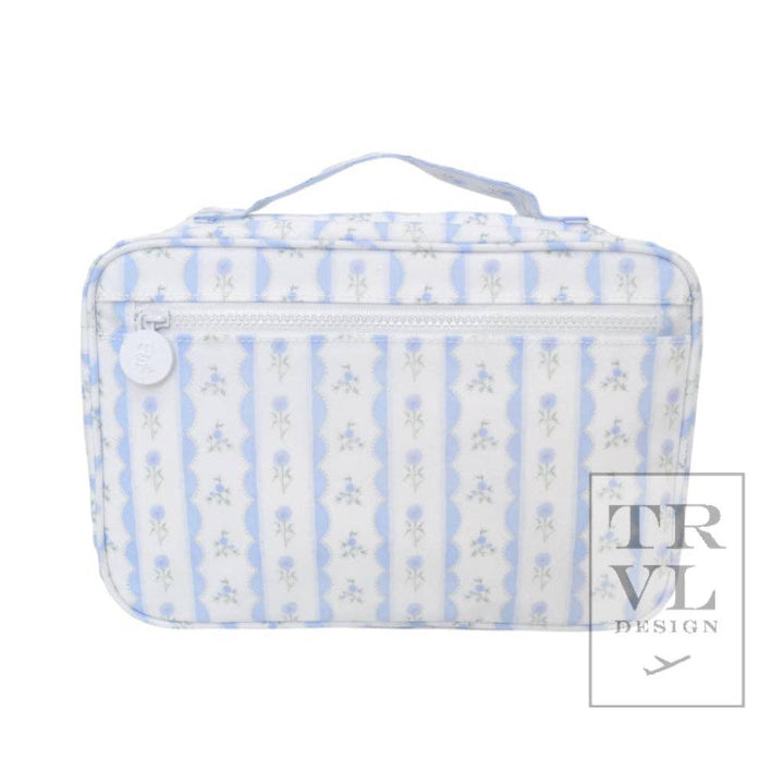 Blue Floral Toiletry Bag