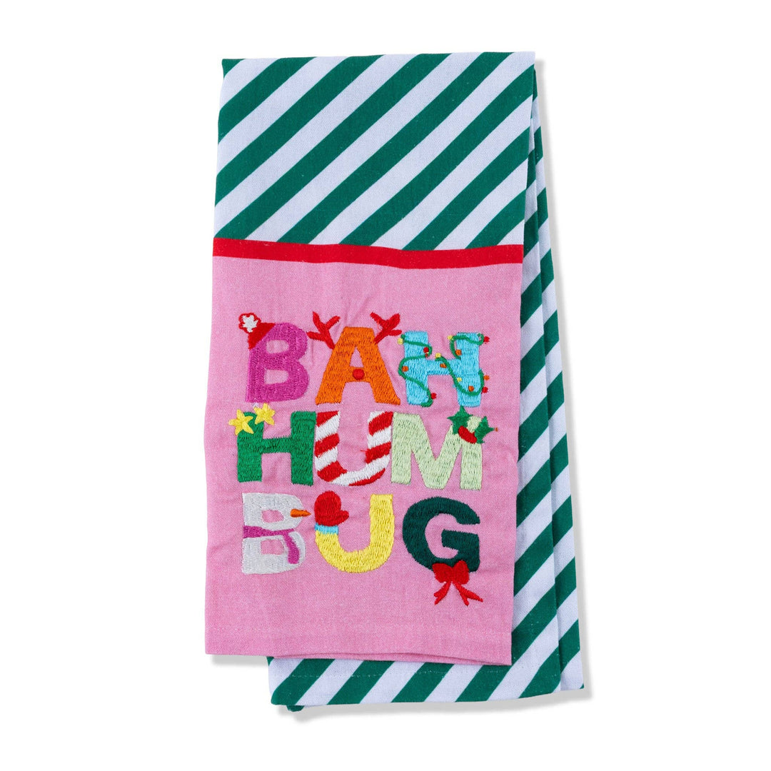Bah Humbug Dish Towel