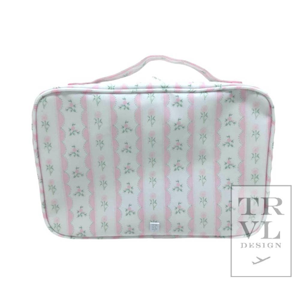 Pink Floral Toiletry Bag