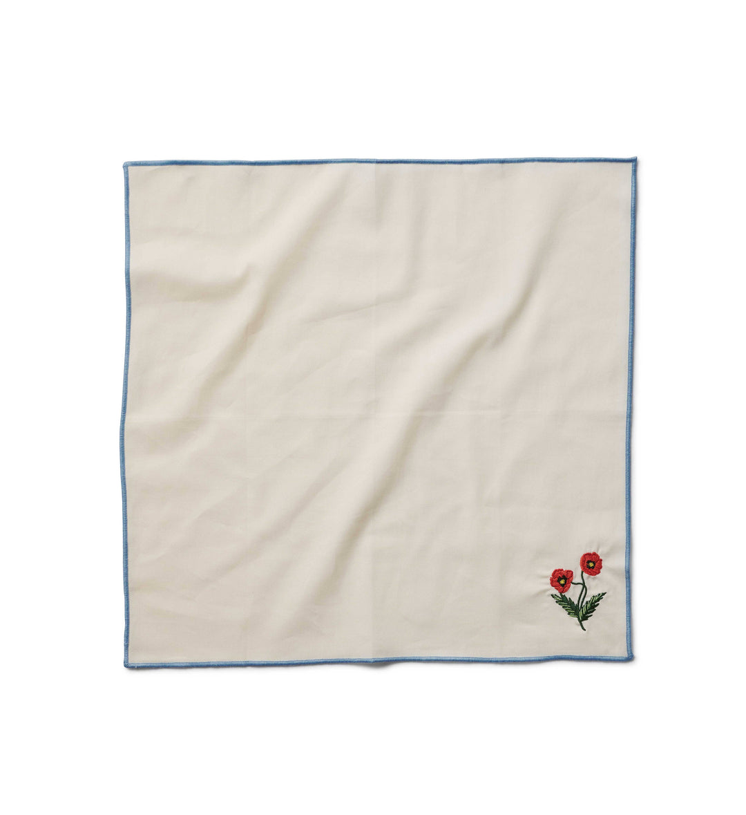 Garden Study Embroidered Cotton Napkins, Set of 4