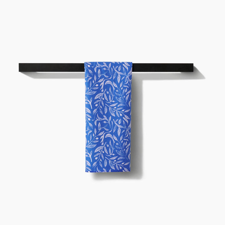 Hanukkah Leaves Tea Towel