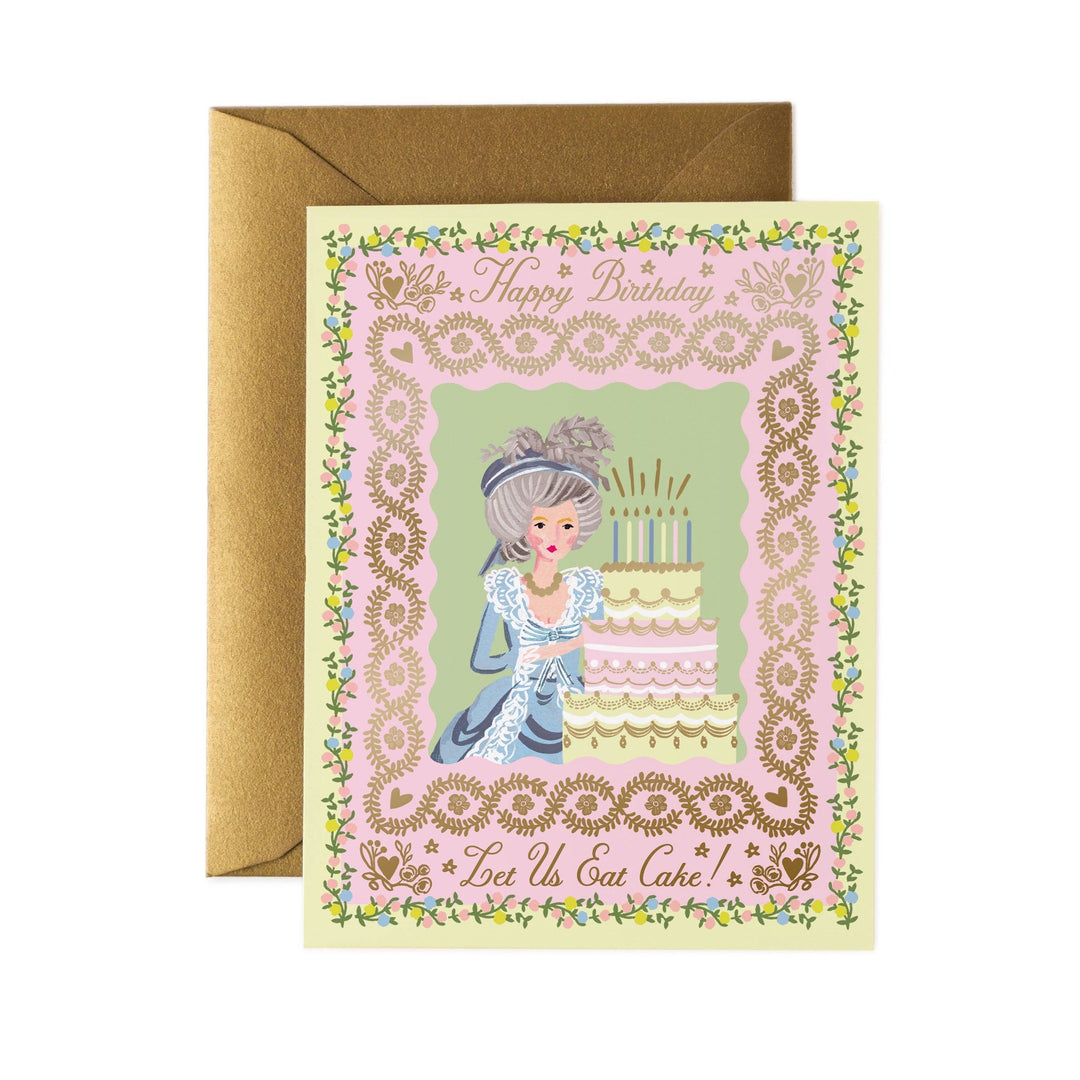 Let Us Eat Cake Birthday Card