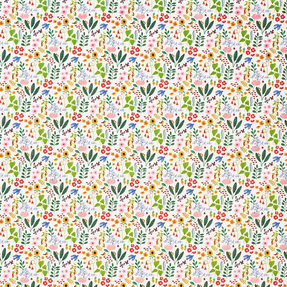 Floral Forest Stone Wrapping Paper
