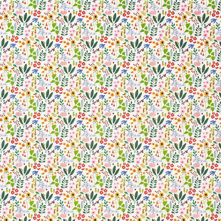 Floral Forest Stone Wrapping Paper