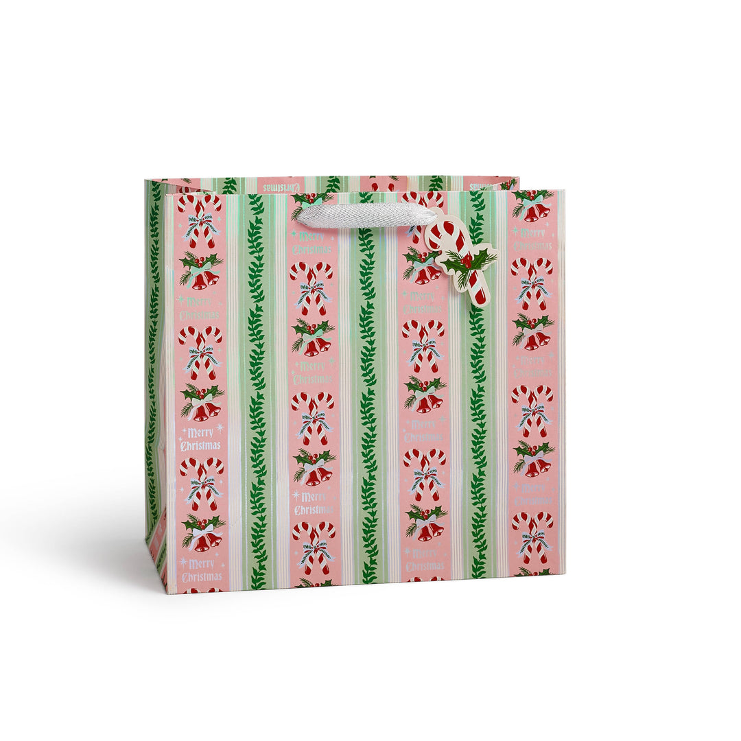 Candy Cane Stripe Gift Bag