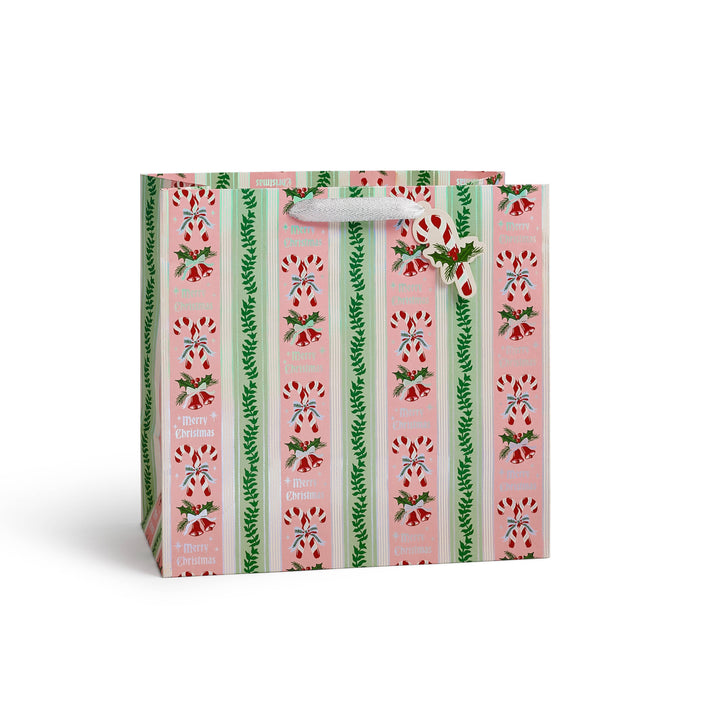 Candy Cane Stripe Gift Bag
