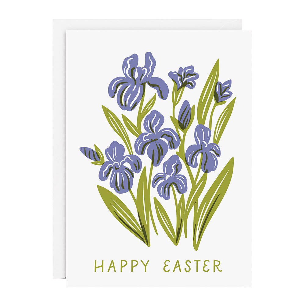 Iris Easter Card