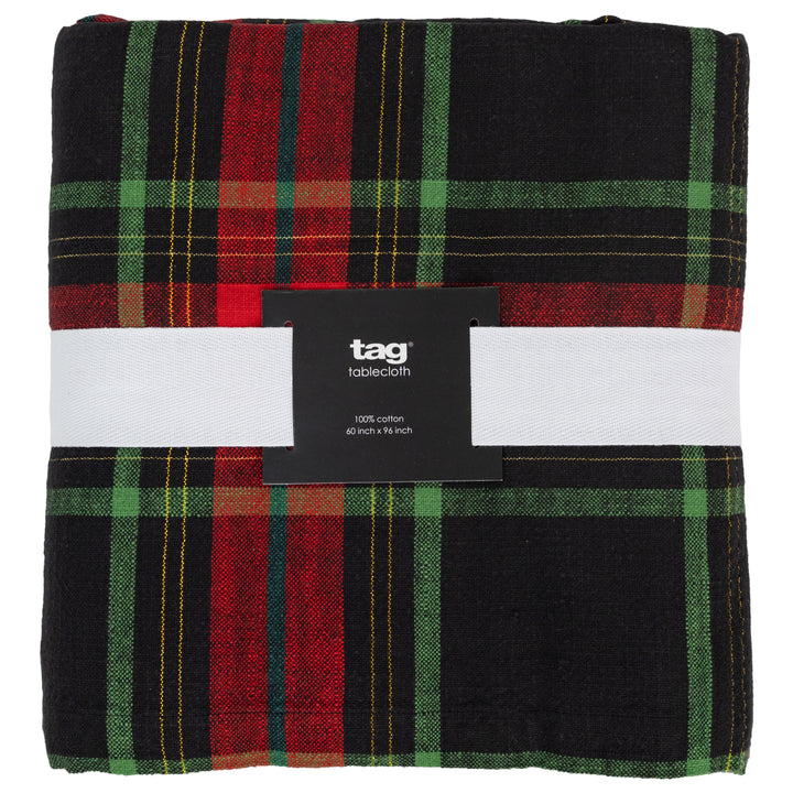 90" x 60" Tartan Tablecloth