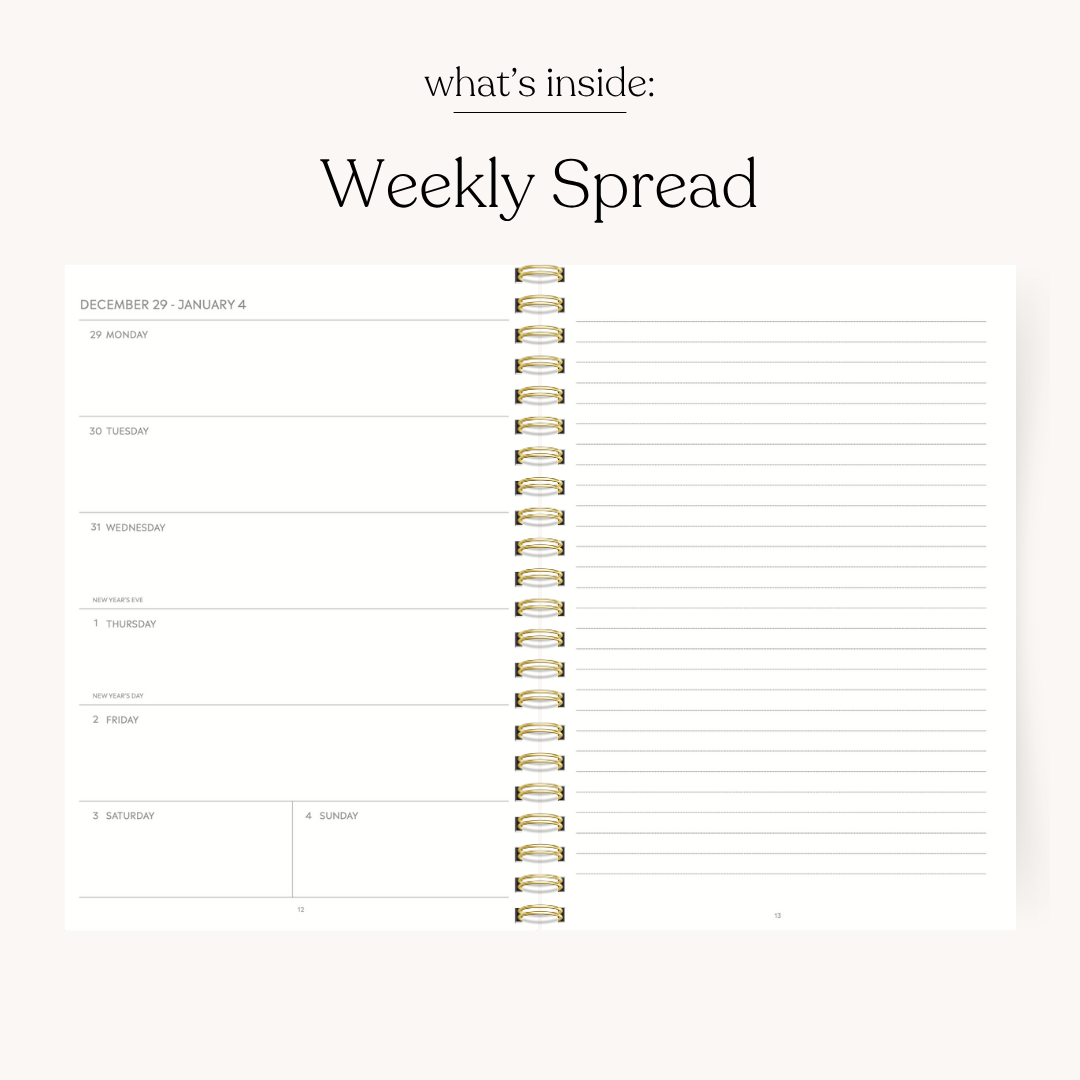 Forget Me Nots 2027 Yearly Planner