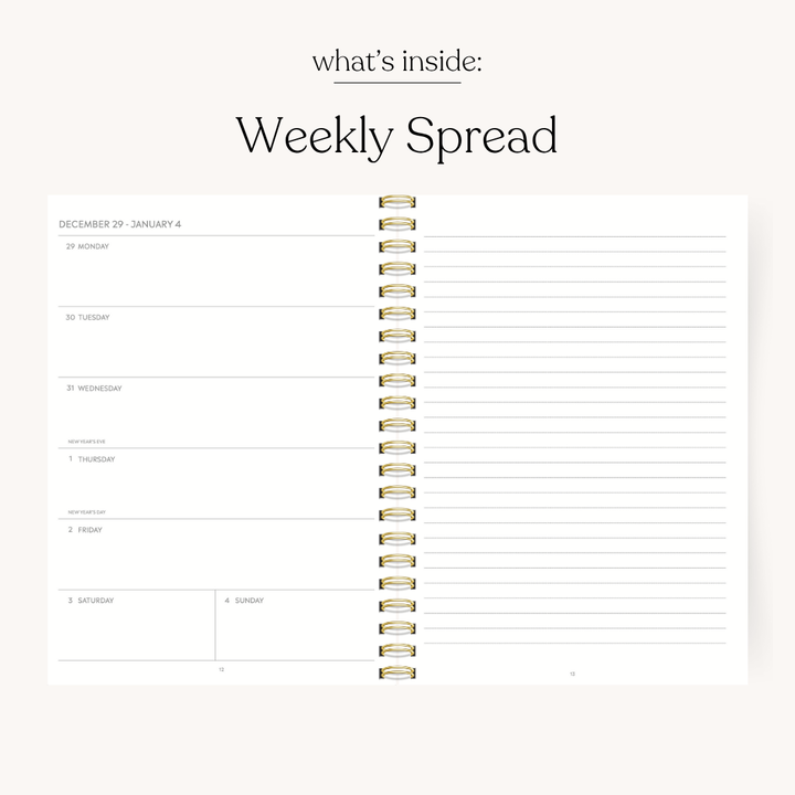 Forget Me Nots 2027 Yearly Planner