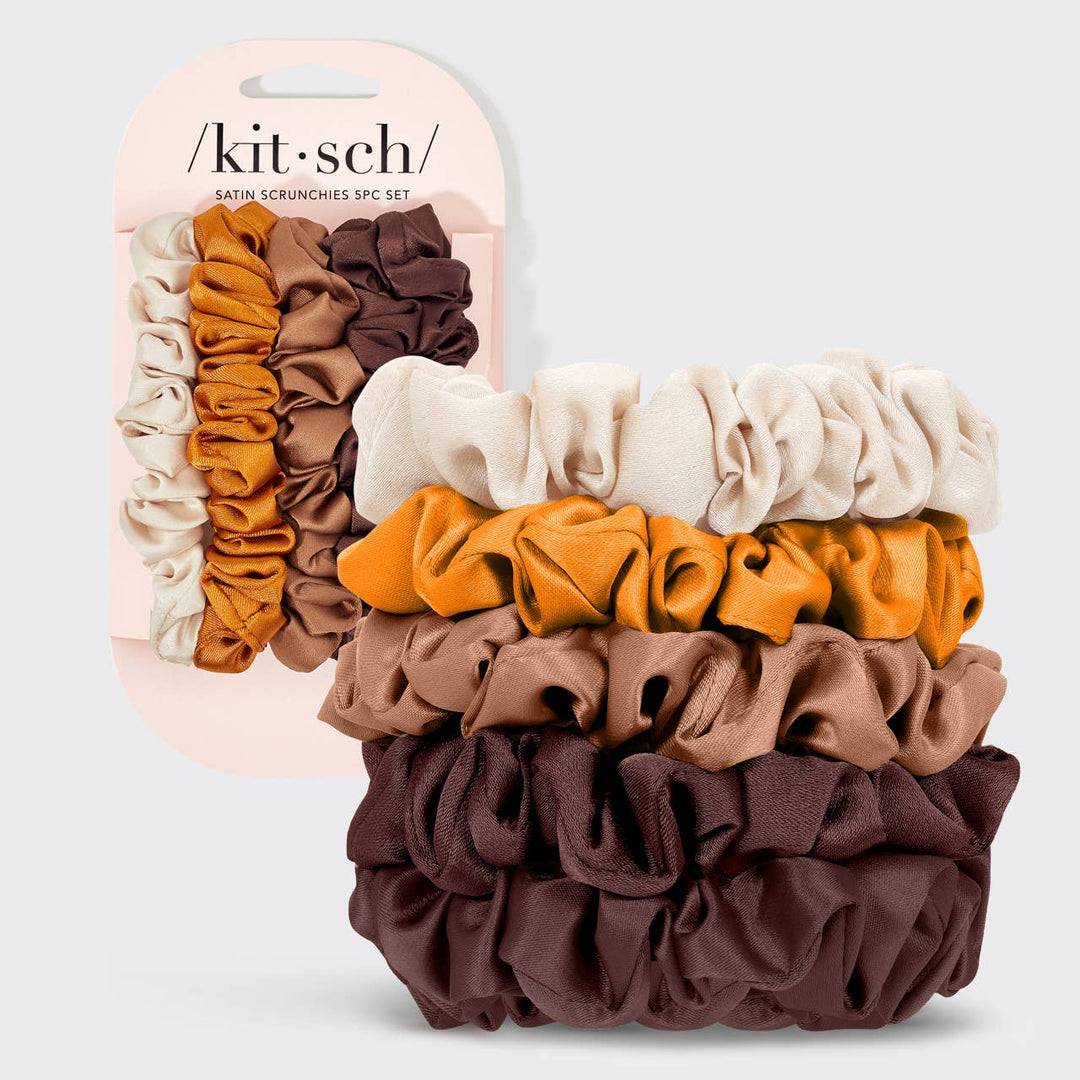 Sedona Satin Petite Scrunchies Set
