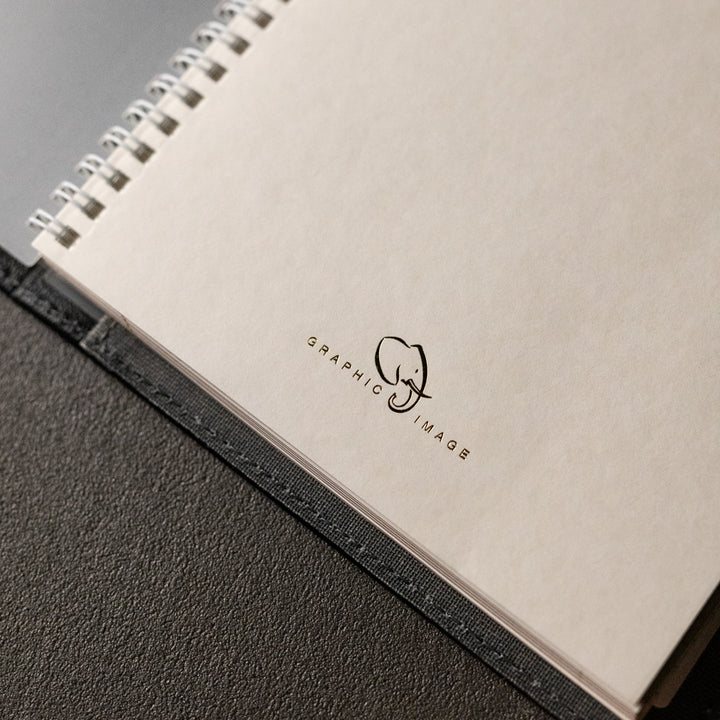 9" Leather Spiral Journal