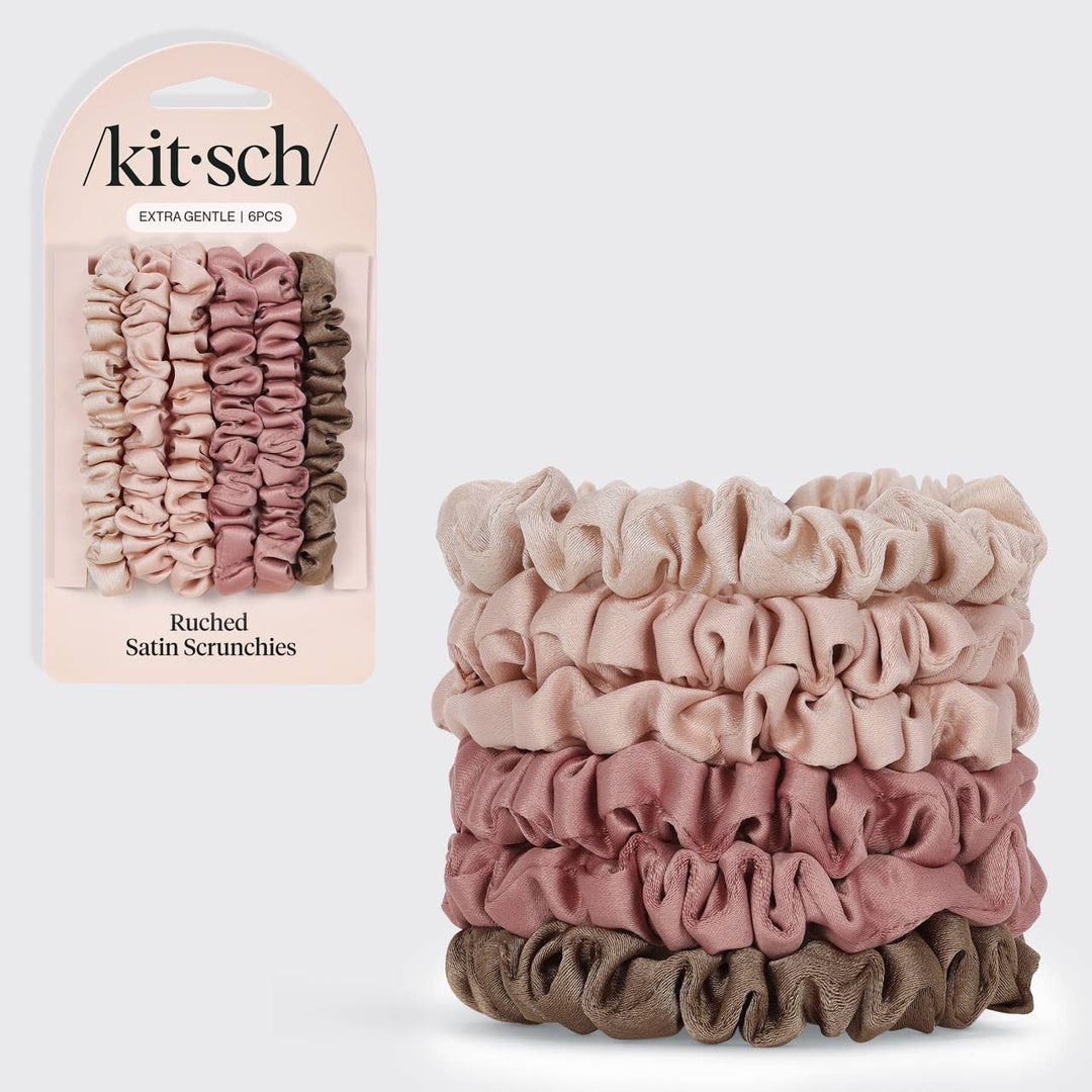 Petite Satin Scrunchies Set