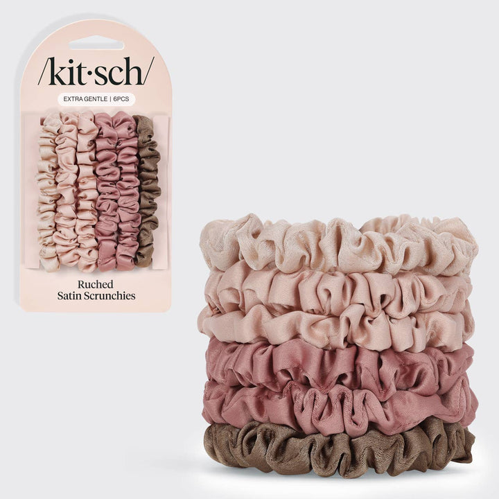 Petite Satin Scrunchies Set