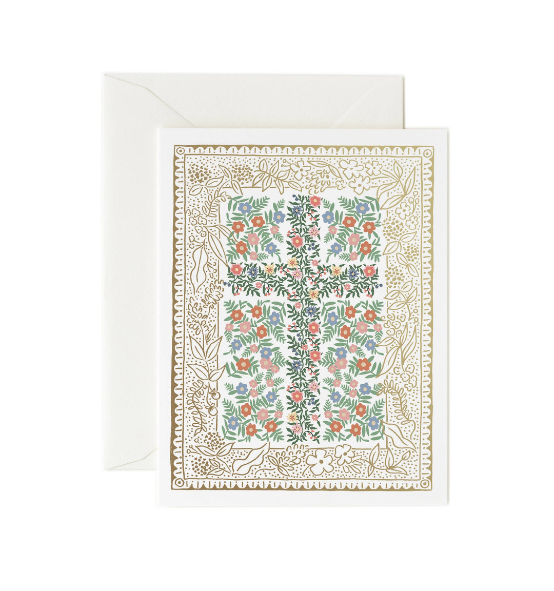 Rosette Cross Card