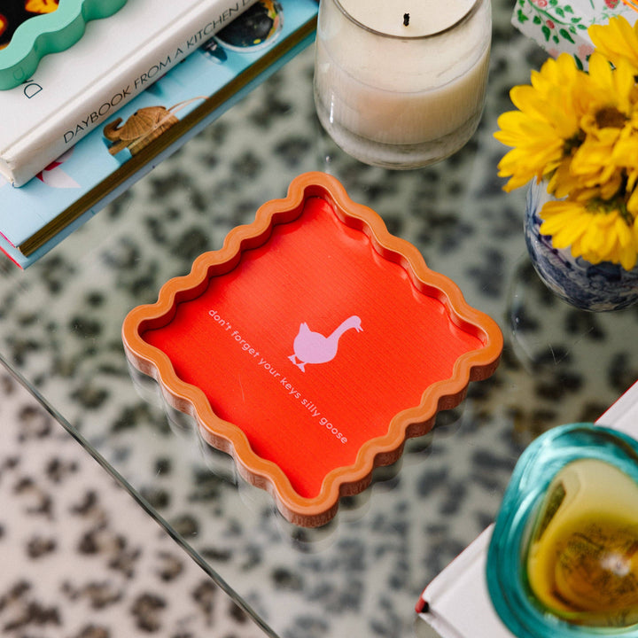 Silly Goose Lacquer Tray